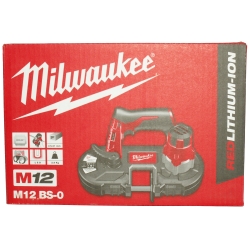 MILWAUKEE M12BS-0 BODY akumulatorowa subkompaktowa pilarka taśmowa 41x41mm 12V Li-Ion piła (4933431310)