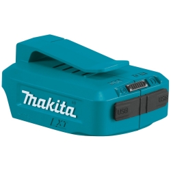 MAKITA ADP05 BODY adapter USB 5V 2x 2.1A (4.2A) do akumulatorów Makita LXT 14,4V i LXT 18V Li-Ion (ładowarka USB POWERBANK)