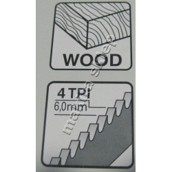 MAKITA B-16673 brzeszczot bezkońcowy do drewna (uniwersalny) 2240x13mm 6mm 4TPI (kpl.3szt.) (do LB1200)