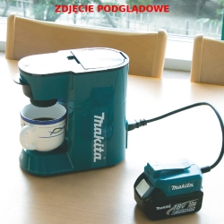MAKITA DCM500Z BODY akumulatorowy ekspres do kawy 150ml LXT 18V / 230V (zaparzacz hybrydowy express turystyczny sieciowy)