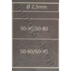 PROLINE 66522 Elektrody 2,5mm otulone rutylowo-celulozowe 1x opakowanie 2,5kg spawanie ręczne łukowe stal niestopowa i drobnoziarnista ISO2560