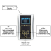 TEMAT CGM1SP Detektor czujnik wykrywacz gazu z peszlem (CG-M1S w komplecie akumulatory walizka)