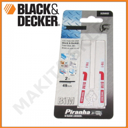 Black&Decker Piranha X25002 Brzeszczoty do wyrzynarki, nożyki do metalu, metal, Typ U (X25002 - X25002-XJ - 567035-171 5011402309221)