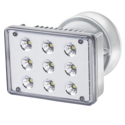 BRENNENSTUHL 1178640 LED L903 IP 55 wysokiej wydajności oświetlacz lampa naścienna reflektor na ścianę 9 jasnych diod LED