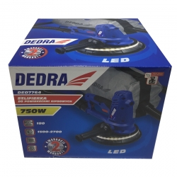 DEDRA DED7764 szlifierka do gipsu LED 180mm 750W