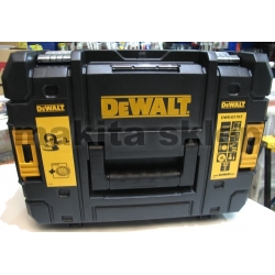 DeWALT DWE4217KT Szlifierka kątowa 125mm 1200W, zestaw odsysający DWE46150, kufer TSTAK, garnkowa tarcza diamentowa (DWE 4217 46150)