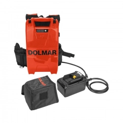 DOLMAR AD3612 akumulatorowy plecak zasilający 36V 12Ah 432Wh z ładowarką + adapter LXT 36V (BL36120A podobny do MAKITA PDC1200A01)