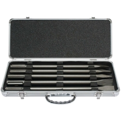 MAKITA D-40618 Zestaw grotów 5 sztuk SDS-MAX w walizce (groty dłuta do młoto-wiertarek np do HR3540C HR3541FC HR4001C)