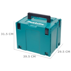 MAKITA 821552-6 walizka systemowa MAKPAC TYP 4 wysokość 315mm - zestaw 3 sztuki.