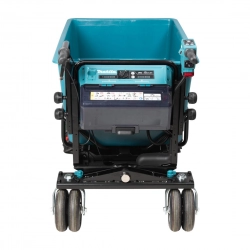 MAKITA DCU605 BODY akumulatorowy samobieżny wózek transportowy wyposażony w płaską misę ładunkową do 300kg 3 biegi max 5,0 km/h LXT BLDC WG