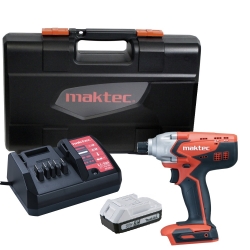 MAKTEC by MAKITA MT691Z akumulatorowa zakrętarka udarowa 1/4" HEX 135Nm + 1.5Ah 18V Seria G