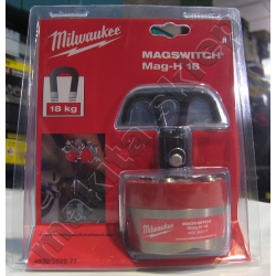 MILWAUKEE 4932352577 Hak magnetyczny MAGSWITCH Mag-H18 do podtrzymywania przewodów, kabli spawalniczych magnes 18 kg