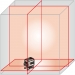 PRO LP-360.3D TILER niwelator laserowy płaszczyznowy podłogowy 3 wiązki czerwone 360 stopni skosy IP54 (3-01-06-L1-079 30106L1079)
