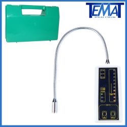 TEMAT CG1UP Detektor czujnik wykrywacz gazu z peszlem (CG-1U w komplecie baterie walizka)